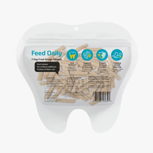 Happi Skippi ((Catnip Just Salmon)) Freeze-Dried Dental Treats for Cats 凍乾貓咪潔齒零食 三文魚+貓薄荷 30g (H5571) (EXP: 01月/2028) Happi Skippi ((Catnip Just Salmon)) Freeze-Dried Dental Treats for Cats 凍乾貓咪潔齒零食 三文魚+貓薄荷 30g (H5571) (EXP: 01月/2028)
